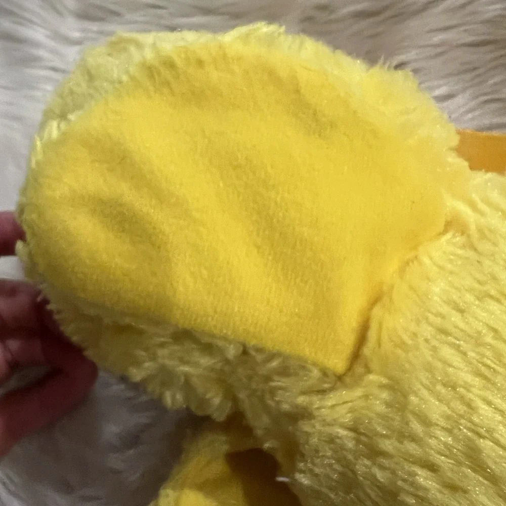 Megatoys Yellow Chick Plush‎ Stuffed Animal Orange Bow 12